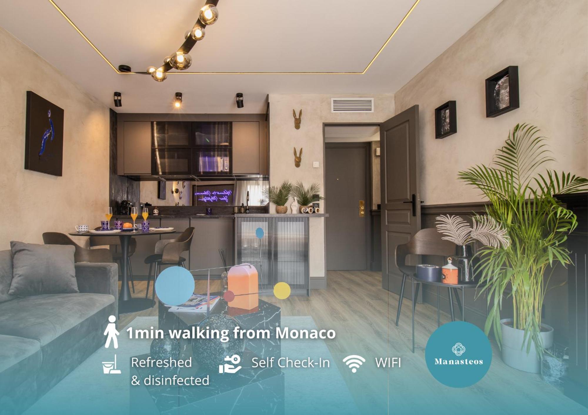 Frontiere Monaco - Hypercentre - Bx Apartman Beausoleil Kültér fotó